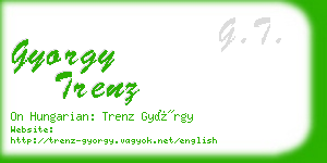 gyorgy trenz business card
